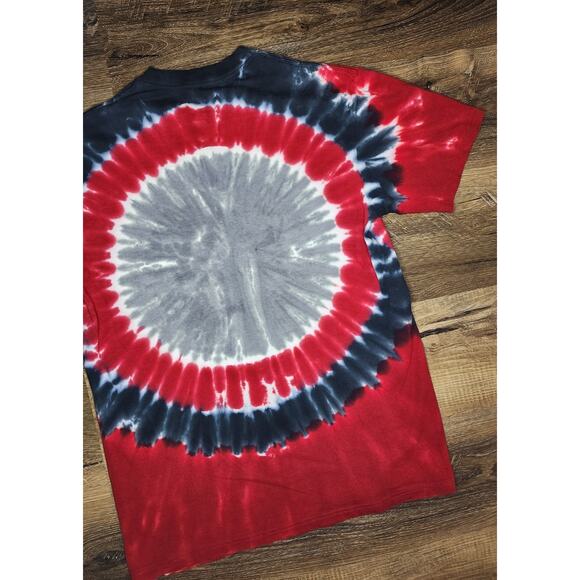 Grateful Dead Basketball Tie-Dye T-Shirt Medium Liquid Blue Skeleton Dunk Unworn - Picture 9 of 9